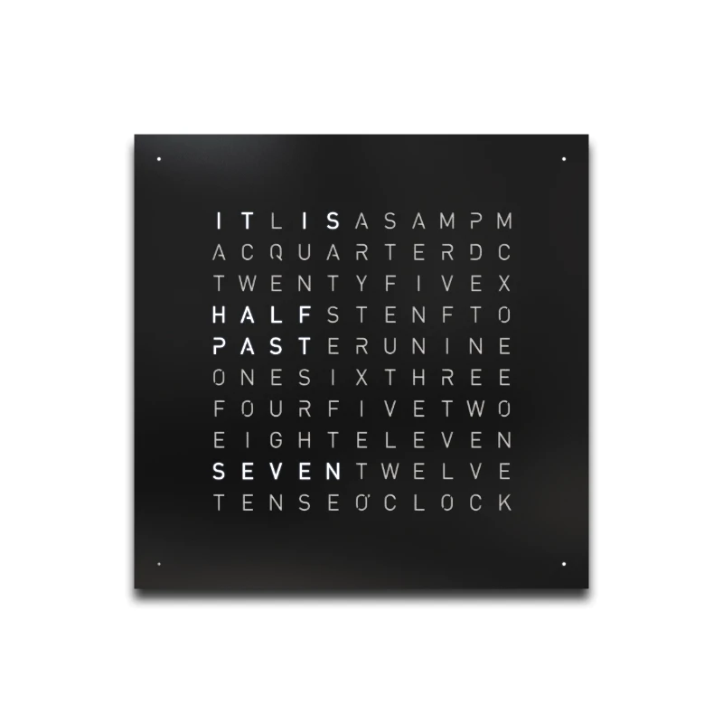 EARTH 45 Black Pepper – QLOCKTWO bei Arredare