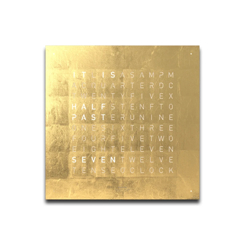 EARTH 45 Gold – QLOCKTWO bei Arredare