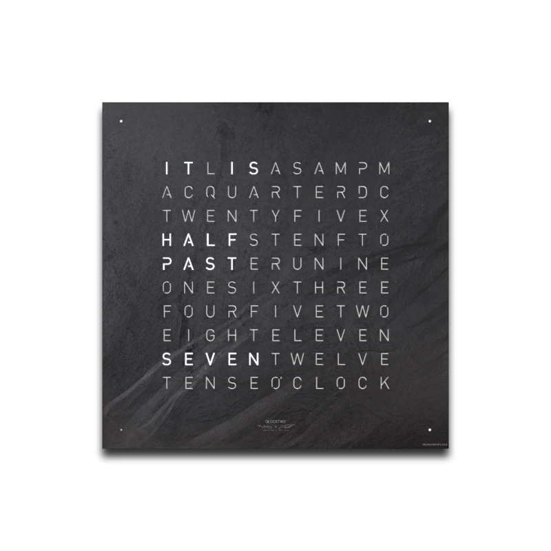 EARTH 45 Metamorphite – QLOCKTWO bei Arredare