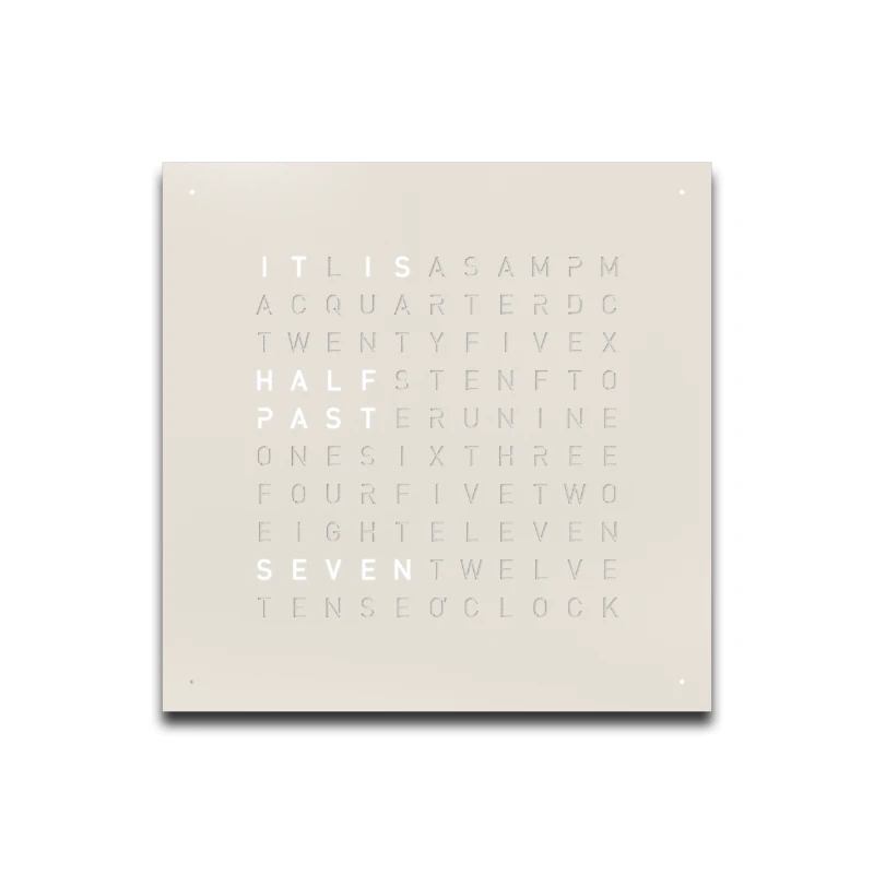 EARTH 45 White Pepper – QLOCKTWO bei Arredare